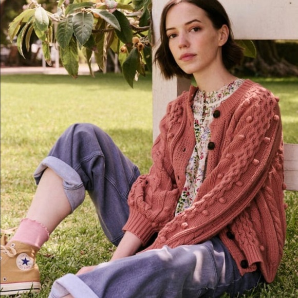 NWT The Great. The Mountainside Cardigan in Malt. Size 0. - Picture 1 of 7